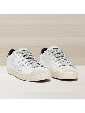 P448 Womens F23John-W Lace Up Low Top Leather Sneakers - NWT